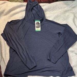 XL: 💙Mondetta Navy Pullover Hoodie/thumbholes Long-Sleeve Shirt